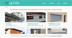 Desktop Screenshot of alten.cz